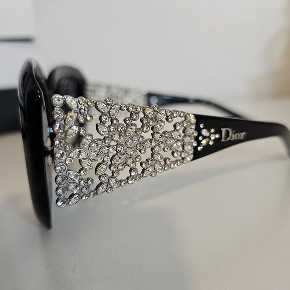 Christian Dior Delicacy Crystal Sunglasses Limited Edition 1059/3500 Rare Vintag - Picture 2 of 16